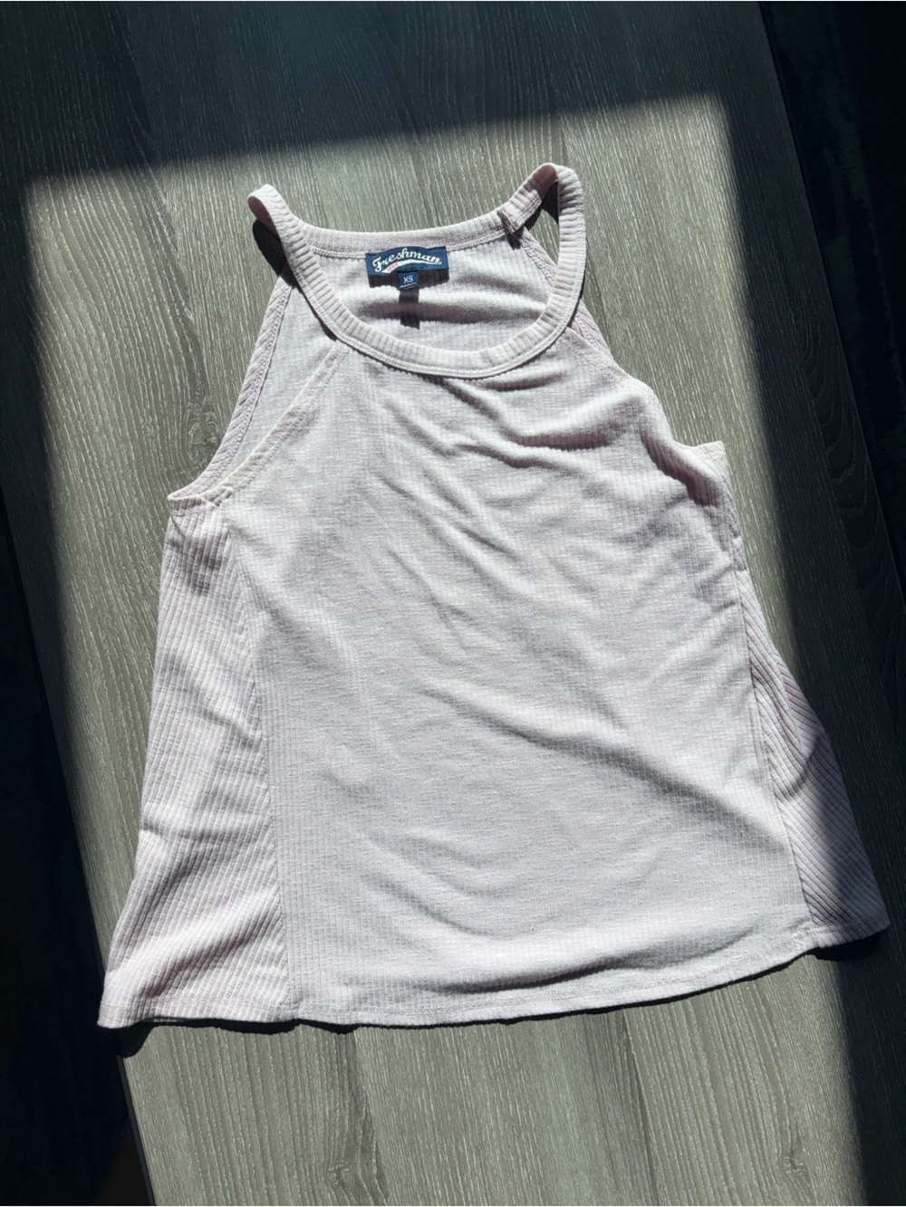 Noisy May Pink Ribbed Tank Top